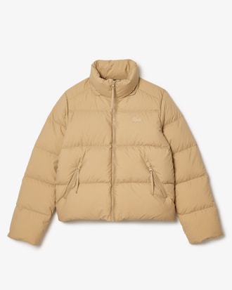 Chaqueta con capucha acolchada de corte holgado