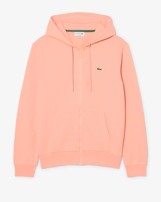Sudadera de felpa con cremallera de corte cl&aacute;sico