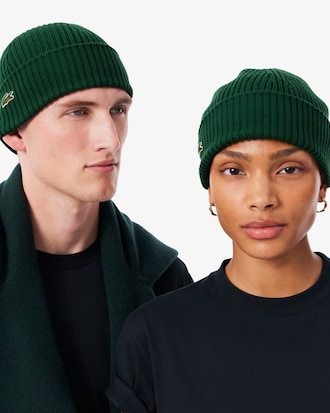 Gorro de canal&eacute; de lana cepillada