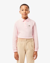 Polo de manga larga de petit piqué