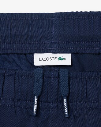 Pantal&oacute;n corto chino de sarga de algod&oacute;n el&aacute;stico