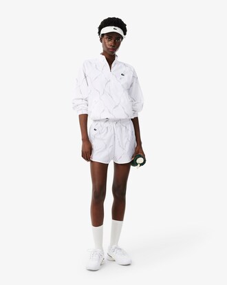 Chaqueta de tenis reflectante con estampado de cocodrilo