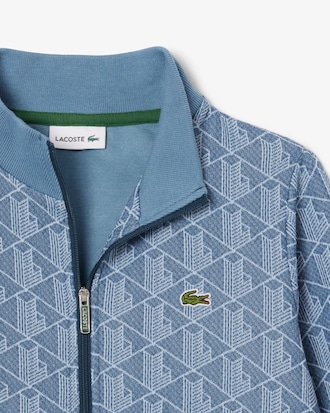 Sudadera de cuello alto con cremallera Paris con monograma
