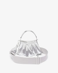 Bolso XXS de piel reflectante Runway Lenglen