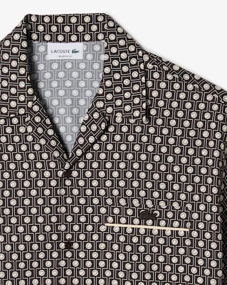 Camisa de manga corta de corte holgado