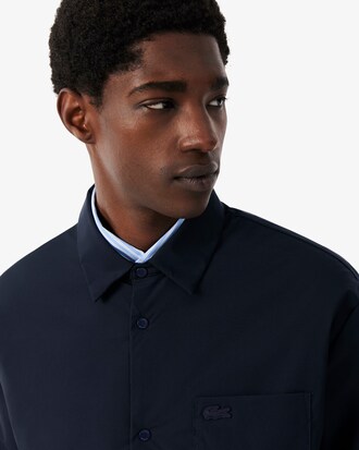 Water-Repellent Padded Overshirt