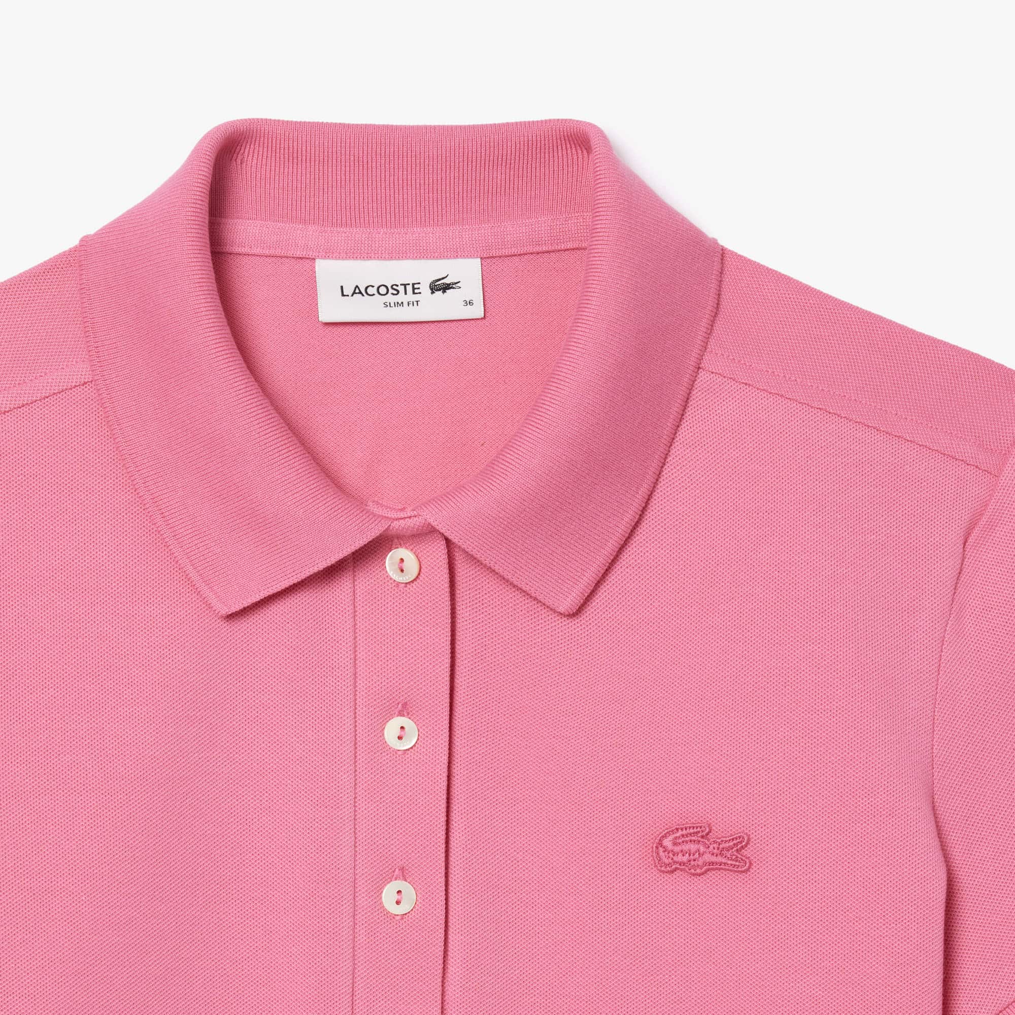 lacoste polo rosa