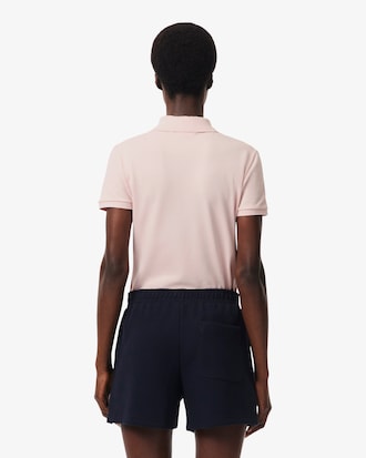 Polo de mujer Lacoste en piqu&eacute; de algod&oacute;n stretch