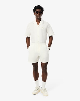 Pantalón corto ligero texturizado