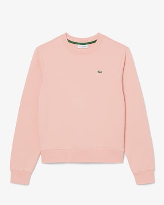 Sudadera de cuello redondo de felpa de corte holgado