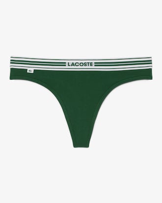 Tanga de algodón elástico