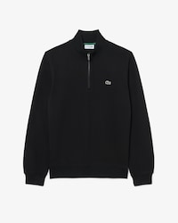 Sudadera de felpa de cuello alto con cremallera