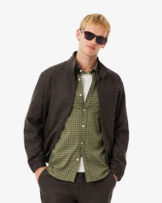 Chaqueta Harrington de lana