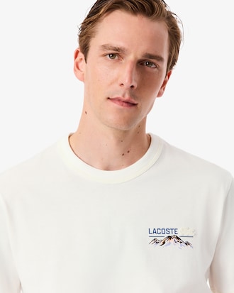 Camiseta de punto jersey con múltiples estampados
