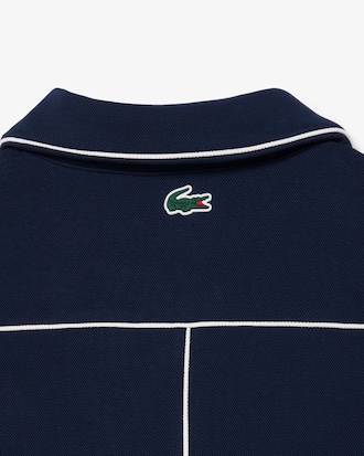 Tennis Heritage Zipped Badge Accent Sweatshirt