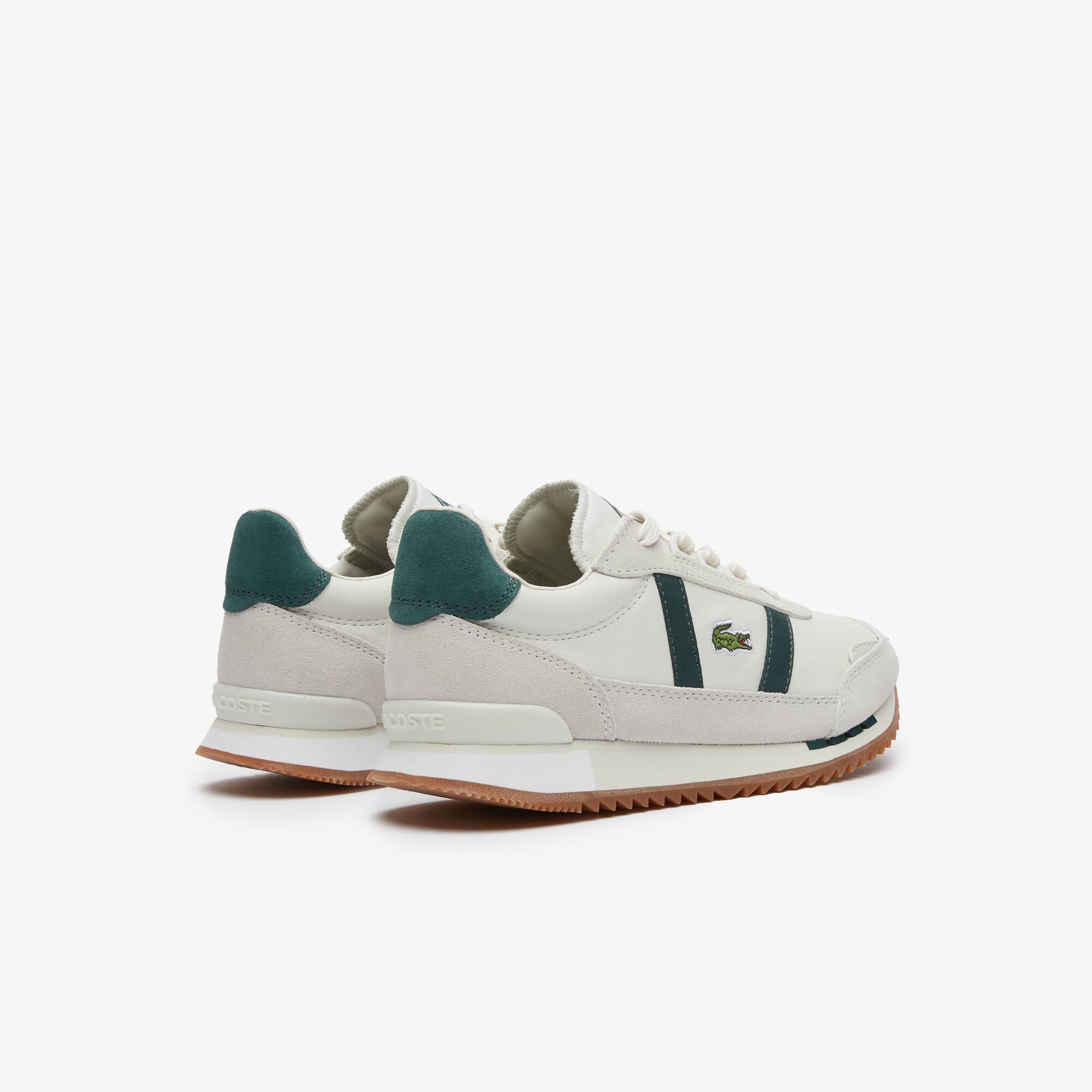 zapatillas de mujer partner retro de piel y ante