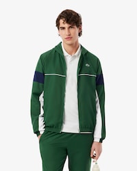Chaqueta de ch&aacute;ndal deportiva con bloques de color