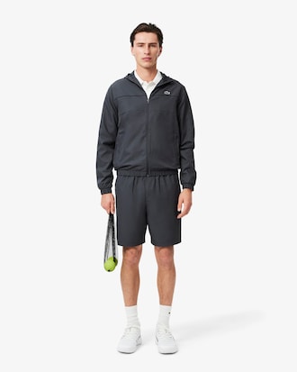 Pantal&oacute;n corto de tenis de tafet&aacute;n de rombos ligero