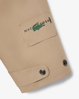 Chaqueta de algod&oacute;n impermeable Lacoste x Mackintosh