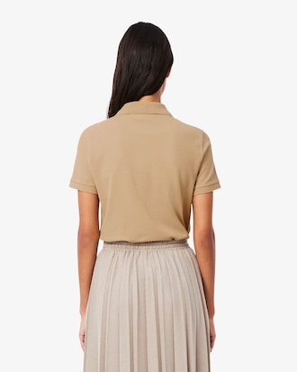 Polo de corte regular de petit piqu&eacute; suave