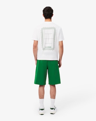 Pantal&oacute;n corto de piqu&eacute; de doble cara de corte holgado