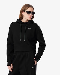 Sudadera con capucha corta de algod&oacute;n