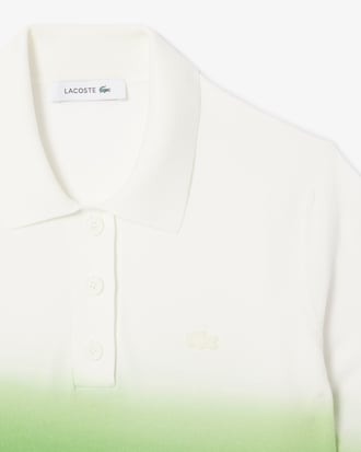 Polo de punto de corte clásico con efecto degradado