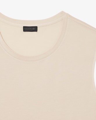 Camiseta de tirantes de piqu&eacute; de seda Runway