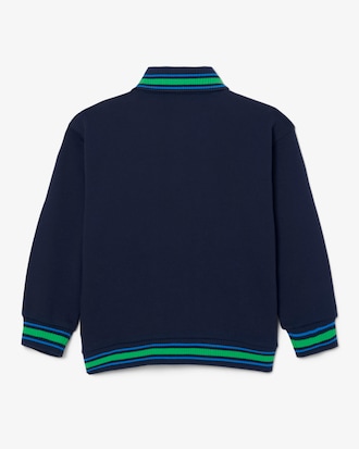 Sudadera de felpa con cierre de bloques