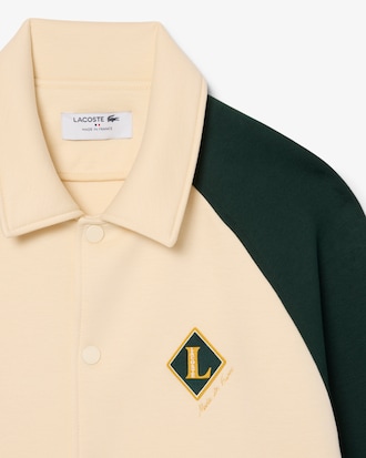 Chaqueta con insignia de estilo universitario y de fabricaci&oacute;n francesa