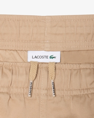 Pantal&oacute;n corto chino de sarga de algod&oacute;n el&aacute;stico