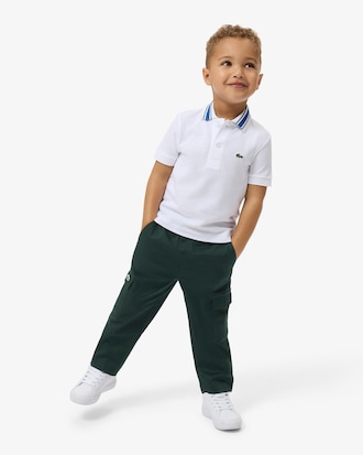 Pantal&oacute;n cargo de sarga de algod&oacute;n