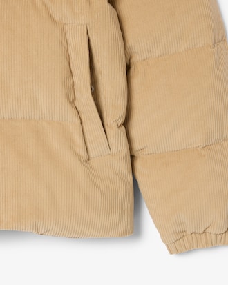 Chaqueta de plum&oacute;n de pana