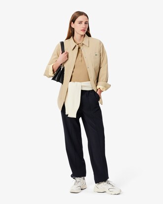 Polo de mujer Lacoste en piqué de algodón stretch