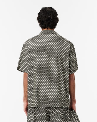 Camisa de manga corta de corte holgado