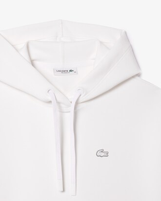 Sudadera con capucha corta de algodón