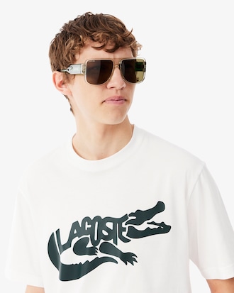 Classic Fit Printed Cotton T-shirt