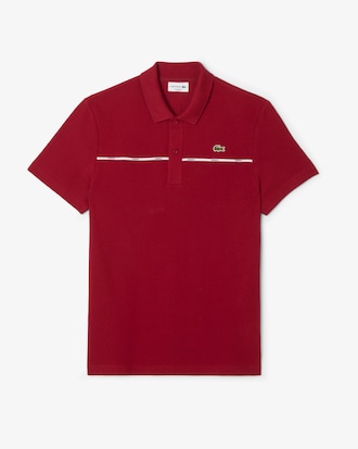 Polo L.12.12 de corte regular con ribete de logotipo