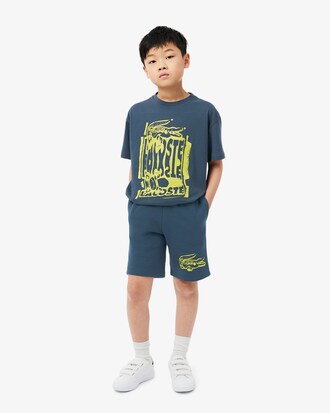 Pantalón corto de felpa estampado