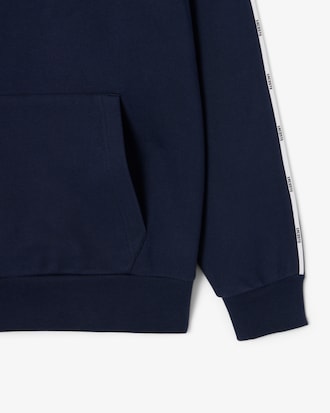 Sudadera de corte cl&aacute;sico de rayas con logotipo