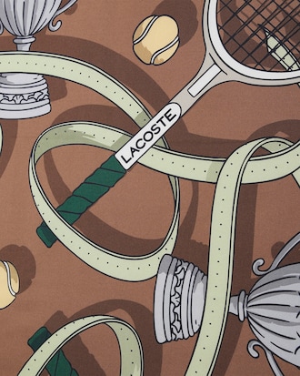 Pañuelo de seda estampada Runway