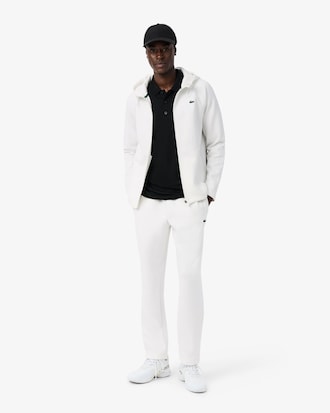 Sudadera deportiva el&aacute;stica con capucha y cremallera