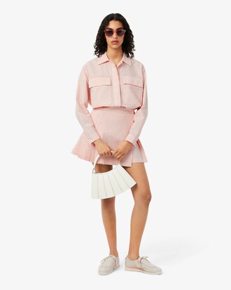 Chaqueta de seersucker de rayas