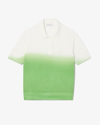 Polo de punto de corte clásico con efecto degradado