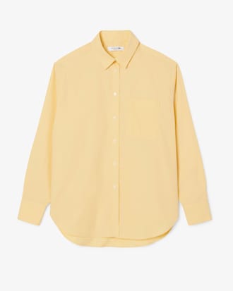 Camisa de popelín de algodón oversized