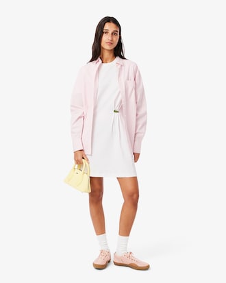 Vestido-camiseta drapeado