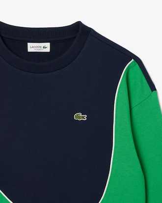 Sudadera de felpa con bloques de color