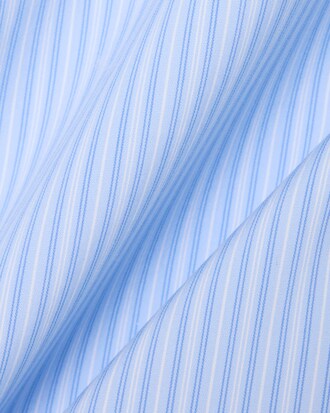 Slim Fit Striped Stretch Poplin Shirt