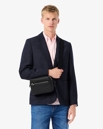 Bolso de reportero de hombre clásico