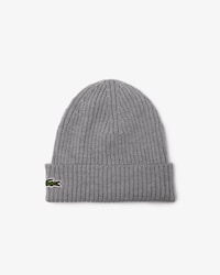 Gorro de canalé de lana cepillada